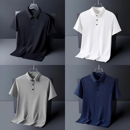 Men's Premium Polo T-Shirts – Pack of 4