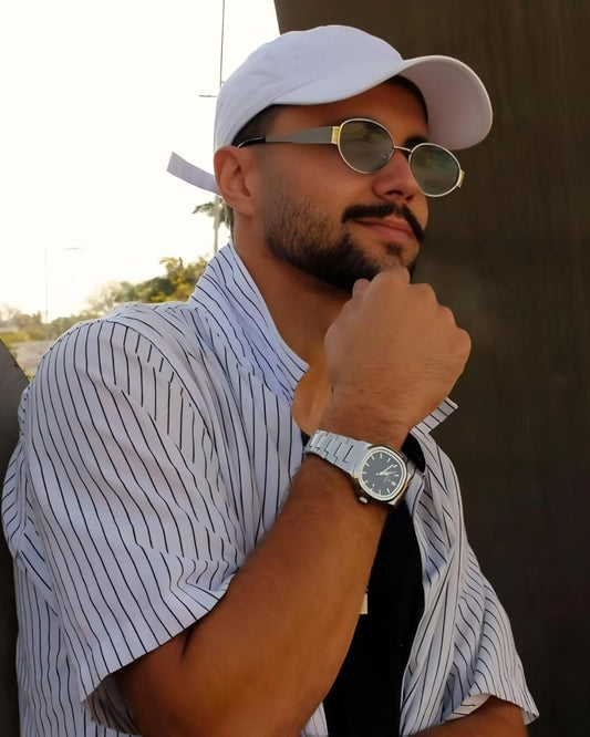 Poseidone Prestige Stainless Steel Automatic Watch – Midnight Black Dial